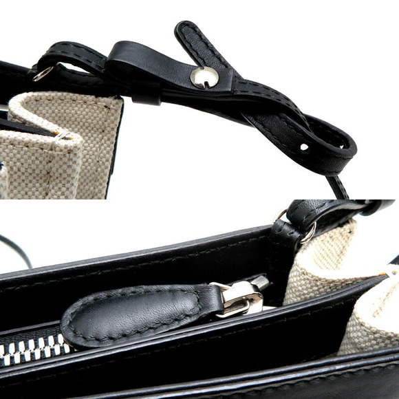 Balenciaga Pochette Shoulder Bag Canvas Navy Blue - Picture 7 of 10